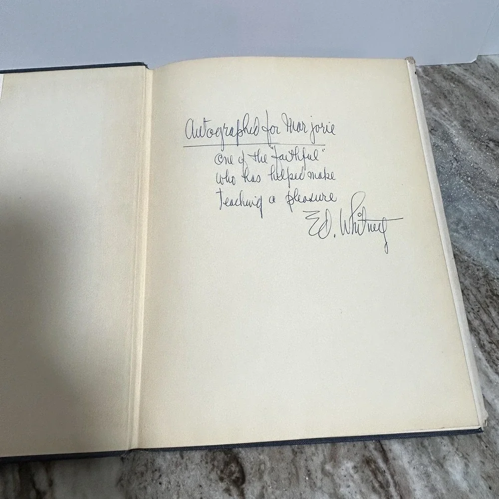 Watercolor The Hows And Whys Edgar A Whitney 1958 Signed 1st Edition Hardcover